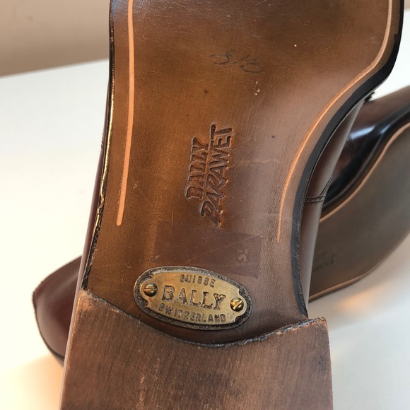 Bally Prestige Brown Leather Tassel Loafers Size 9 - Picture 7 of 10